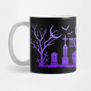 Graveyard Good Mourning in Purple Mug